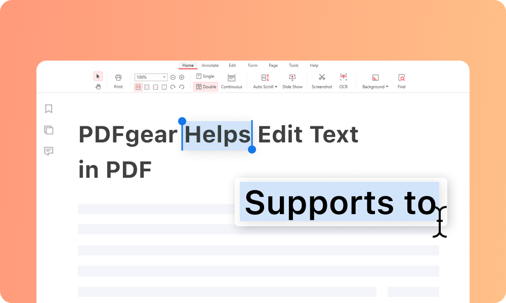 Aggiungi e sostituisci il testo dei PDF